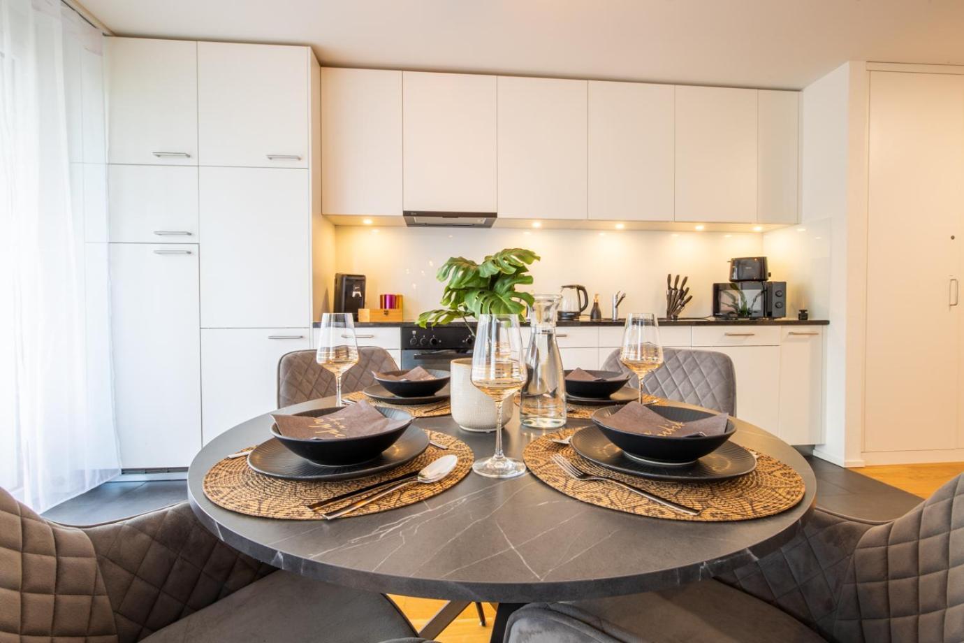 Special Einstein Iiv Apartment, Messe Kleinbasel 10-Star Exteriör bild